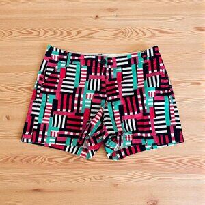 CROWN & IVY Sailing Print Striped Shorts Size 8